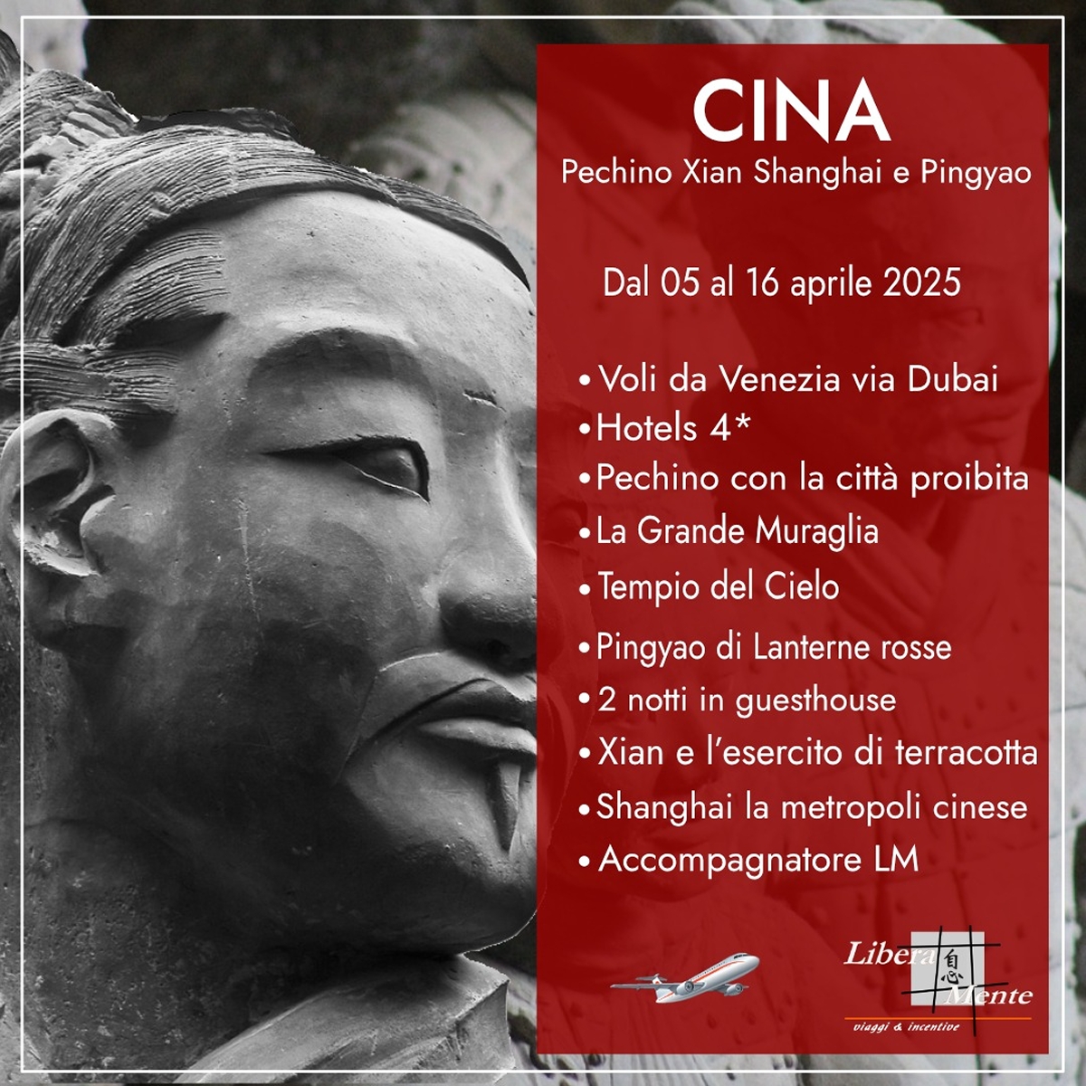 RITORNO IN CINA  Dal 5 al 16 aprile 2025