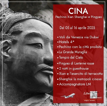 RITORNO IN CINA  Dal 5 al 16 aprile 2025