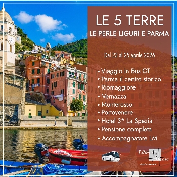 CINQUE TERRE con PARMA E PORTOVENERE 